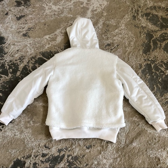 NWOT ADIDAS ORIGINALS Ivy park 1/2 Zip Quilted Sherpa Jacket H18974 - Picture 7 of 12